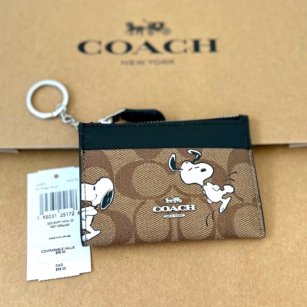 Coach x Peanuts Mini Skinny ID Case